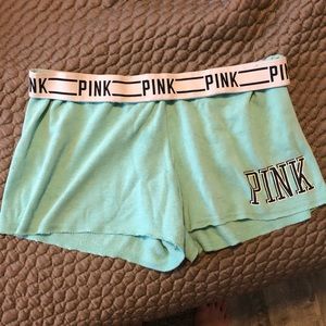 PINK pajama shorts